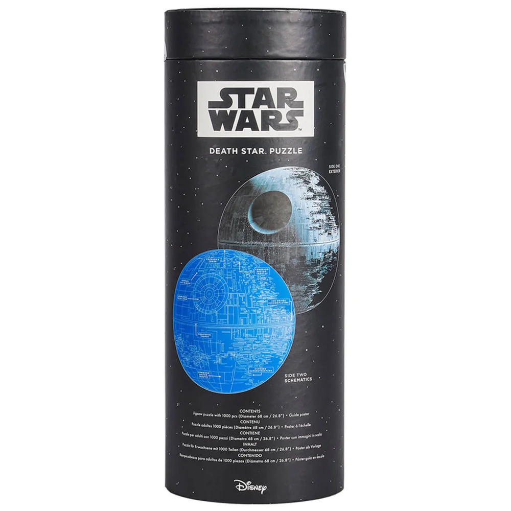 Star Wars Double-Sided Death Star 1000pc Puzzle Image 1