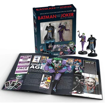 Eaglemoss DC Comics Batman and The Joker Special Edition Paperback - Includes 2 Figures