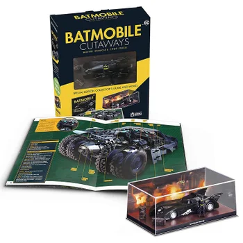 Eaglemoss DC Comics Batmobile Cutaways: Movie Vehicles 1989 Special Edition Paperback plus Collectible
