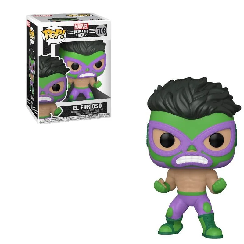 Marvel Luchadores Hulk Pop! Vinyl Image 1