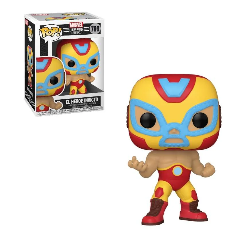Marvel Luchadores Iron Man Pop! Vinyl Image 1