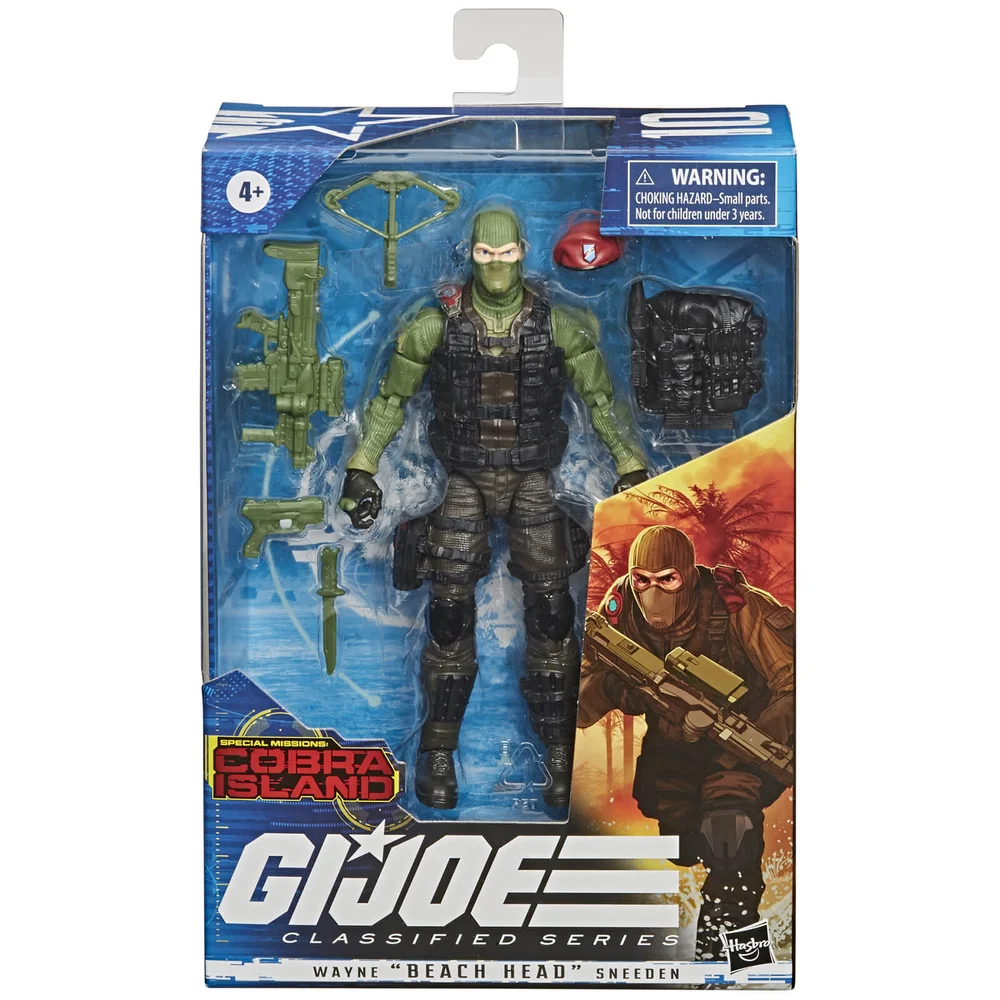 Hasbro G.I. Joe Classified Series Special Missions: Cobra Island Wayne “Beach Head” Sneeden Image 1