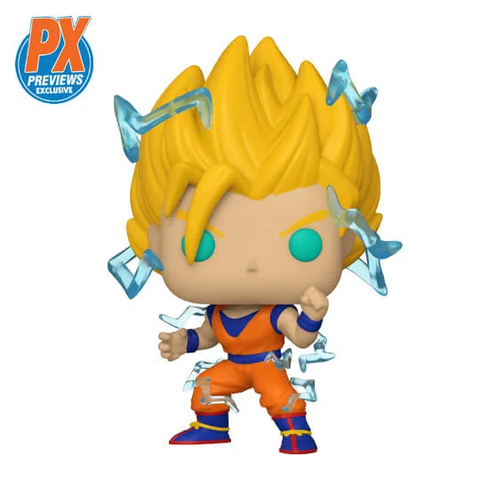 PX Previews Dragon Ball Z Super Saiyan 2 Goku EXC Funko Pop! Vinyl Figure Image 1