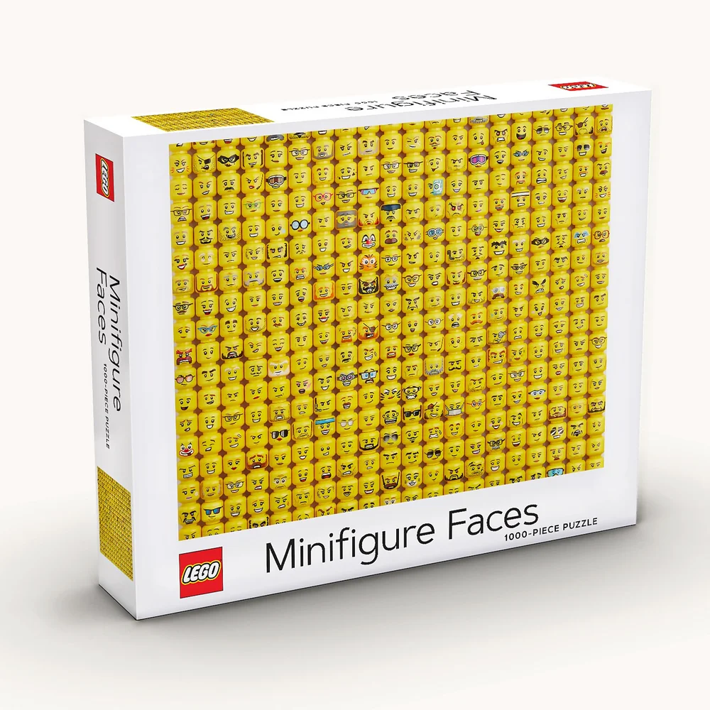 LEGO Minifigure Faces 1000-Piece Puzzle Image 1