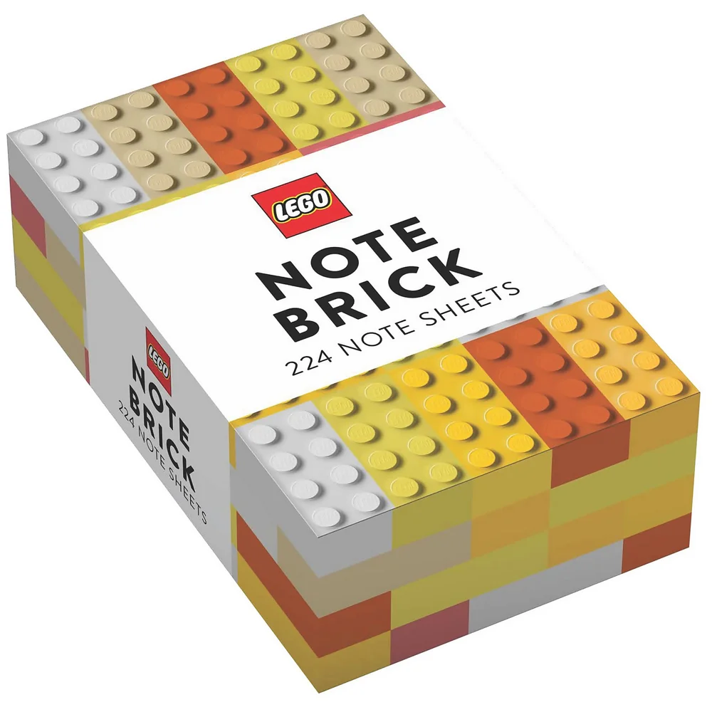 LEGO Note Brick - Yellow/Orange Image 1