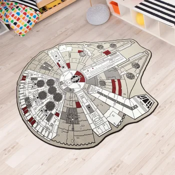 Star Wars Millennium Falcon Rug - 59 Inch x 79 Inch