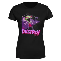 Invader Zim I'll DESTROY You Women's T-Shirt - Black - undefined undefined