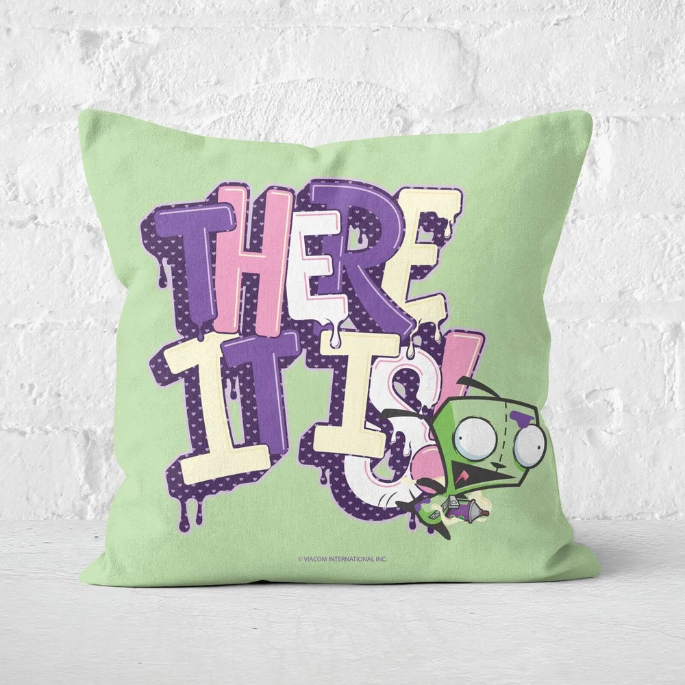 Invader Zim Gir! Square Cushion - 50x50cm - Soft Touch Image 1