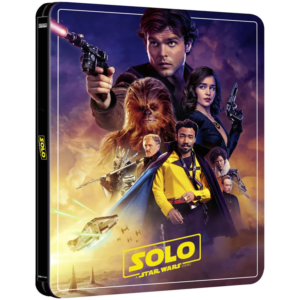 Solo: A Star Wars Story – Zavvi Exclusive 4K Ultra HD Steelbook (3 Disc Edition includes Blu-ray) Image 1