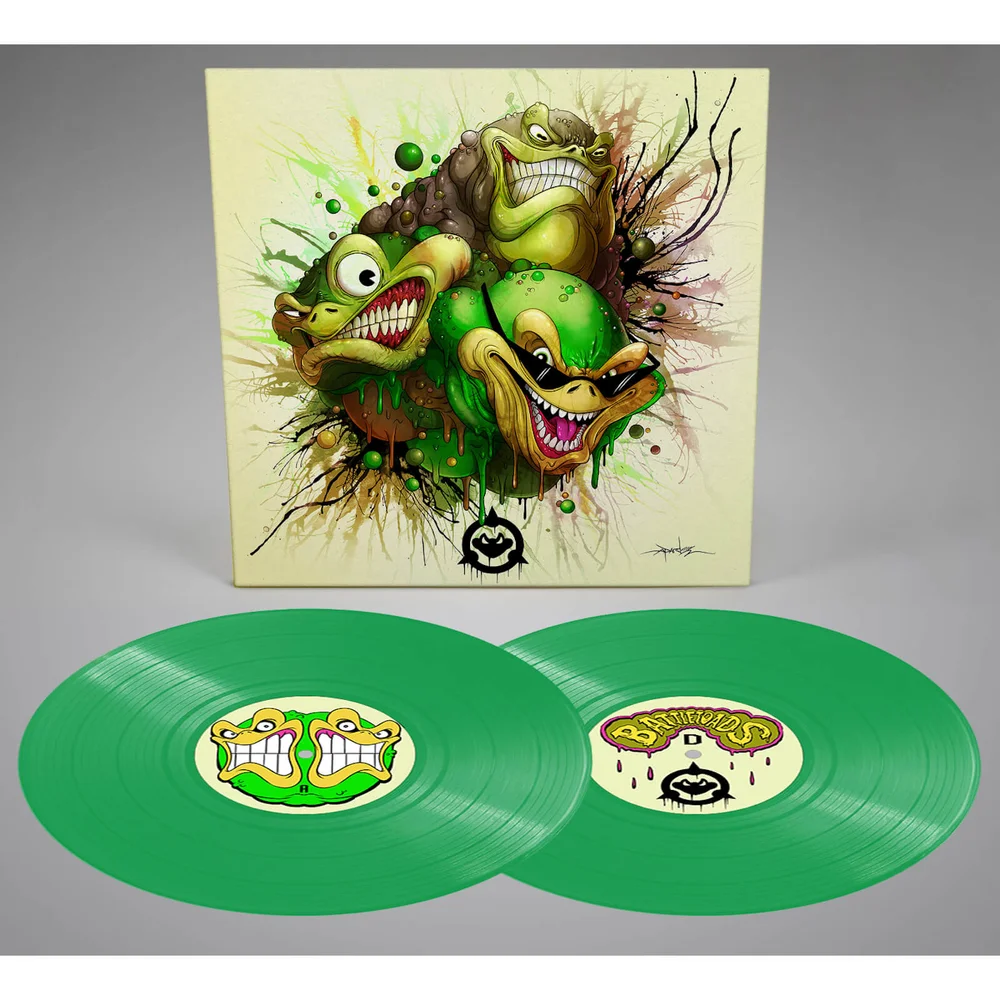 iam8bit - Battletoads: Smash Hits (Rare Store Exclusive) Coloured Vinyl 2LP (Green) Image 1