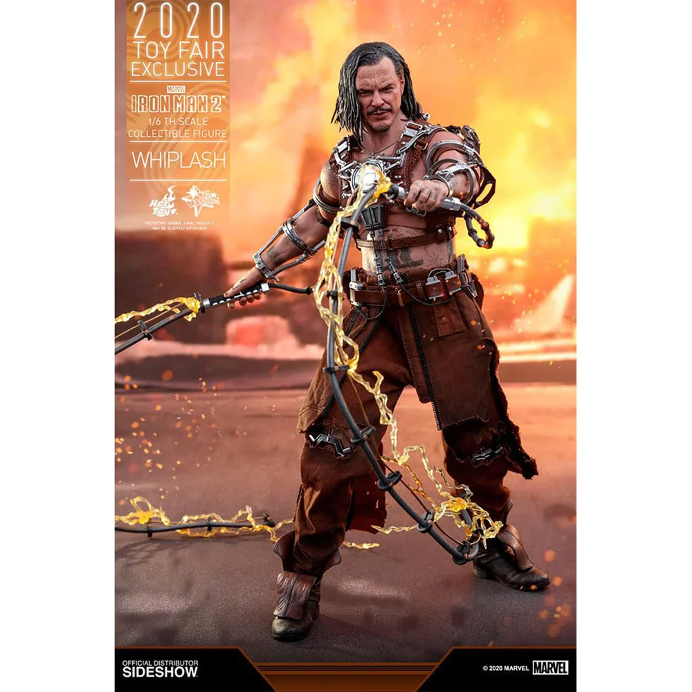 Hot Toys Marvel Iron Man 2 Movie Masterpiece Whiplash Toy Fair Exclusive Figure 30cm Image 1