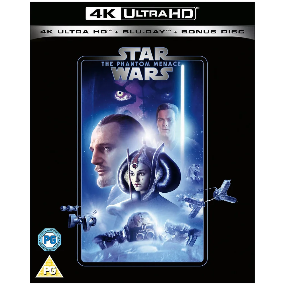 Star Wars - Episode I - The Phantom Menace - 4K Ultra HD (Includes 2D Blu-ray) Image 1