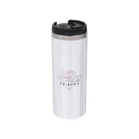 Friends Love, Laughter & Friends Stainless Steel Thermo Travel Mug - Metallic Finish - undefined undefined