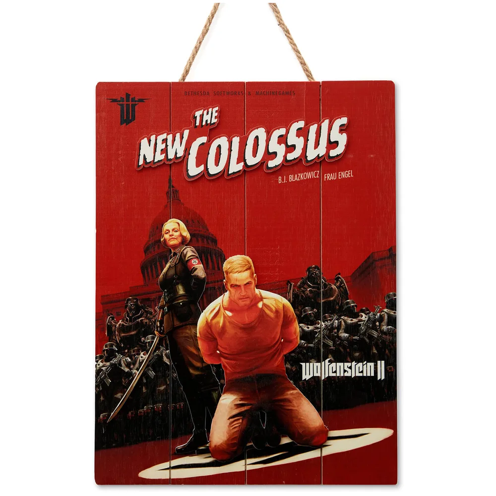 Doctor Collector Wolfenstein Colossus Wood Art - Limited Edition Image 1