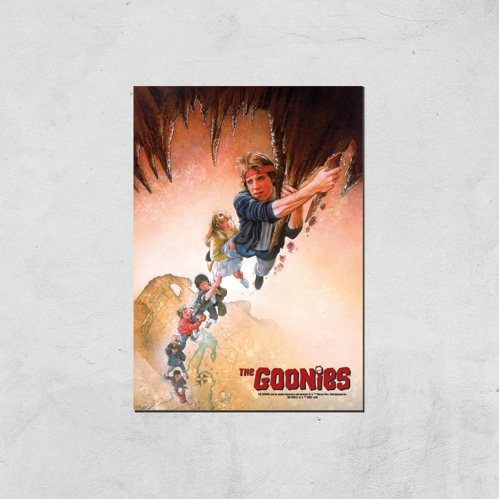 The Goonies Retro Poster Giclee Art Print - A4 - Print Only Image 1