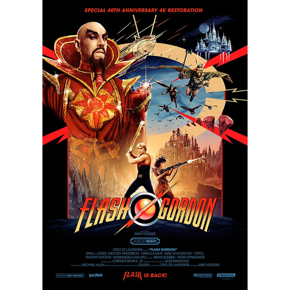 Flash Gordon "One Sheet" Limited Edition A2 Lithograph by Matt Ferguson Image 1
