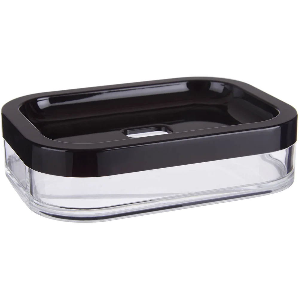 Ando Soap Dish - Black Acrylic Image 1
