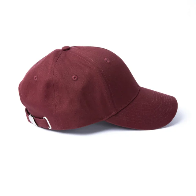 Milliner 6 Panel Cotton Baseball Cap Fired Brick Mr Flat Embroidered