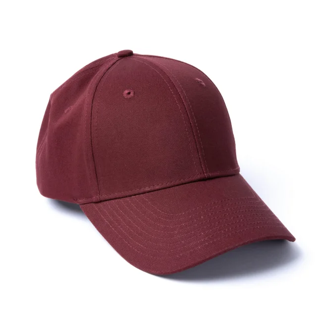 Milliner 6 Panel Cotton Baseball Cap Fired Brick Mr Flat Embroidered