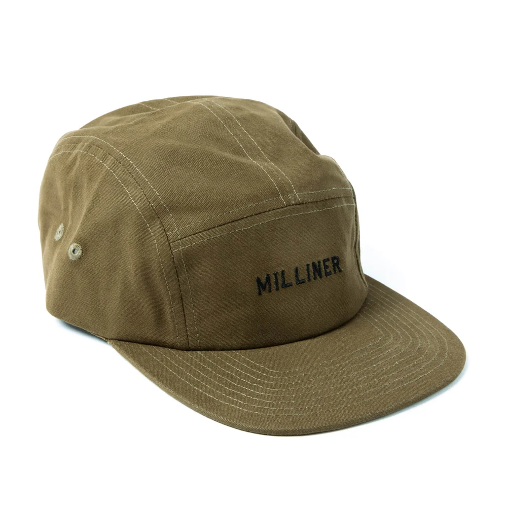Milliner 5 Panel Cotton Military Olive with Milliner Embroidered Image 1