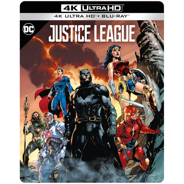 Justice League - Zavvi Exclusive 4K Ultra HD Steelbook (Includes 2D Blu-ray)