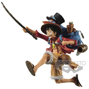 Banpresto One Piece Three Brothers Figure(A:Monkey.D.Luffy) Figure
