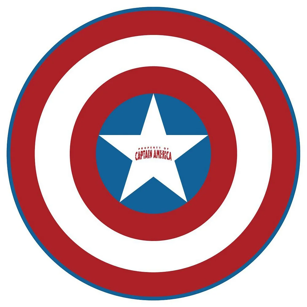 Marvel Captain America Shield Microfiber Beach Towel Image 1