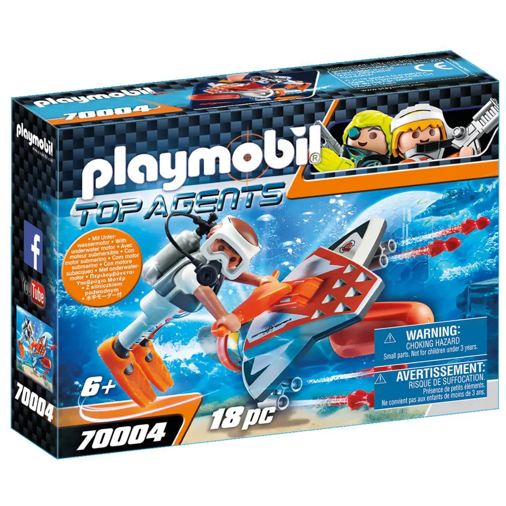 Playmobil Top Agents Spy Team Underwater Rig (70004) Image 1