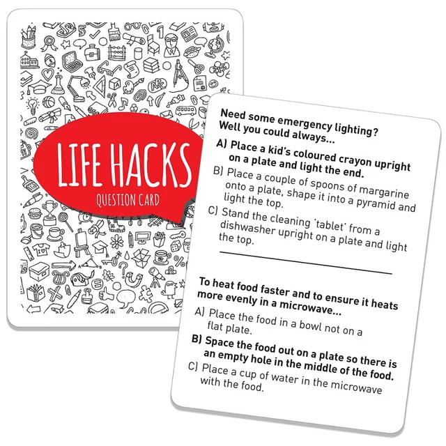 Life Hacks Tin Card Game