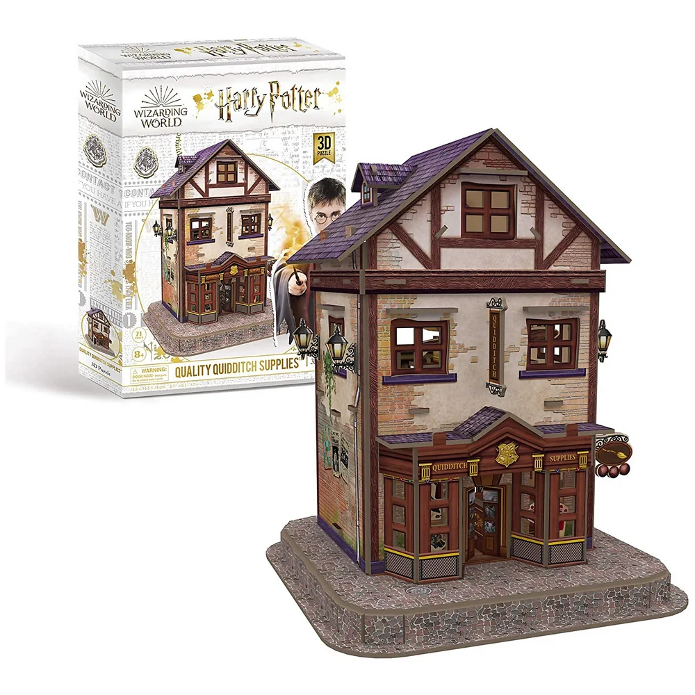 Harry Potter - Diagon Ally Quidditch Suppliers 3D Jigsaw Puzzle Image 1