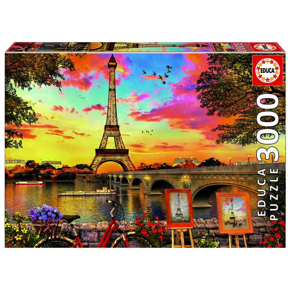 Sunset in Paris Jigsaw Puzzle (3000 Pieces) Image 1