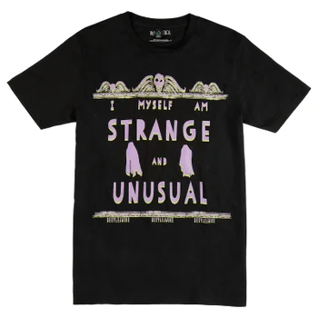 Beetlejuice I Myself Am Strange And Unusual Unisex T-Shirt - Black