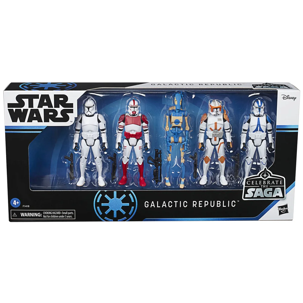 Hasbro Star Wars Celebrate the Saga Galactic Republic Action Figure Set Image 1