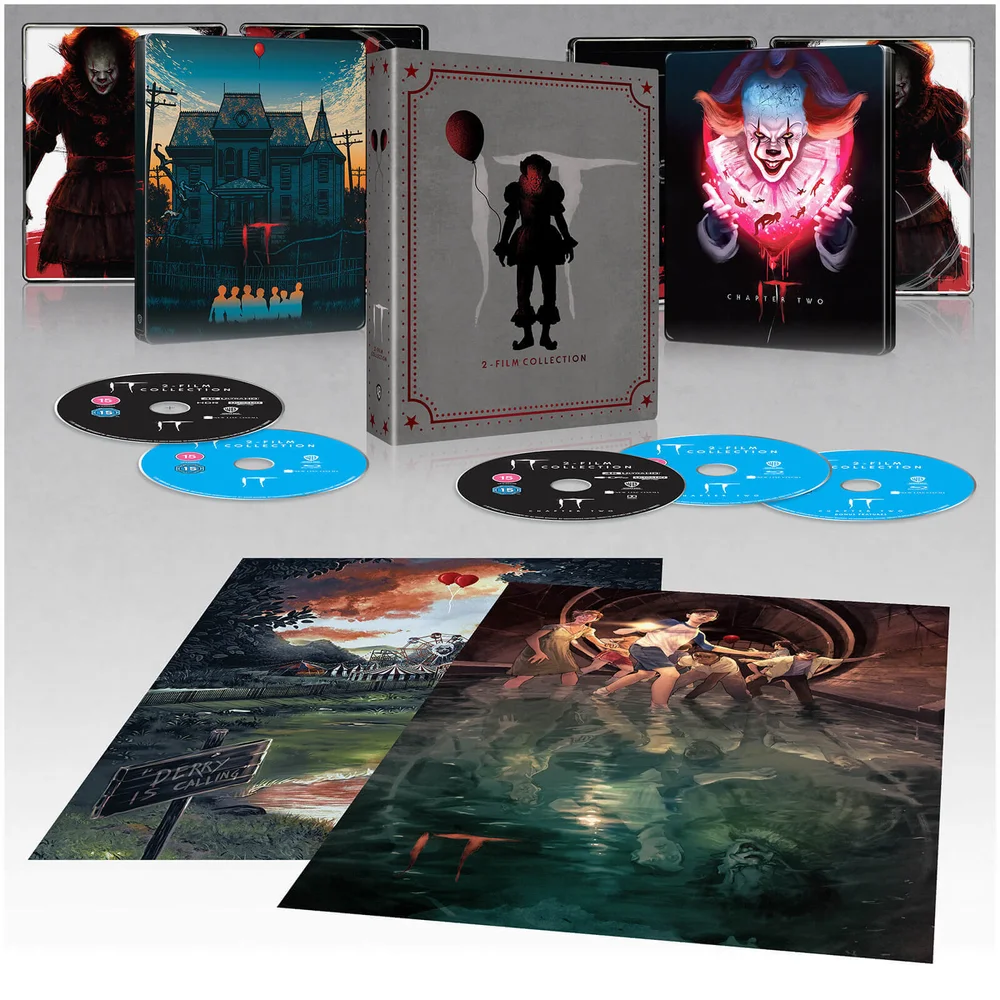 IT Chapters 1 and 2 - Zavvi Exclusive 4K Ultra HD Steelbook Collection Image 1