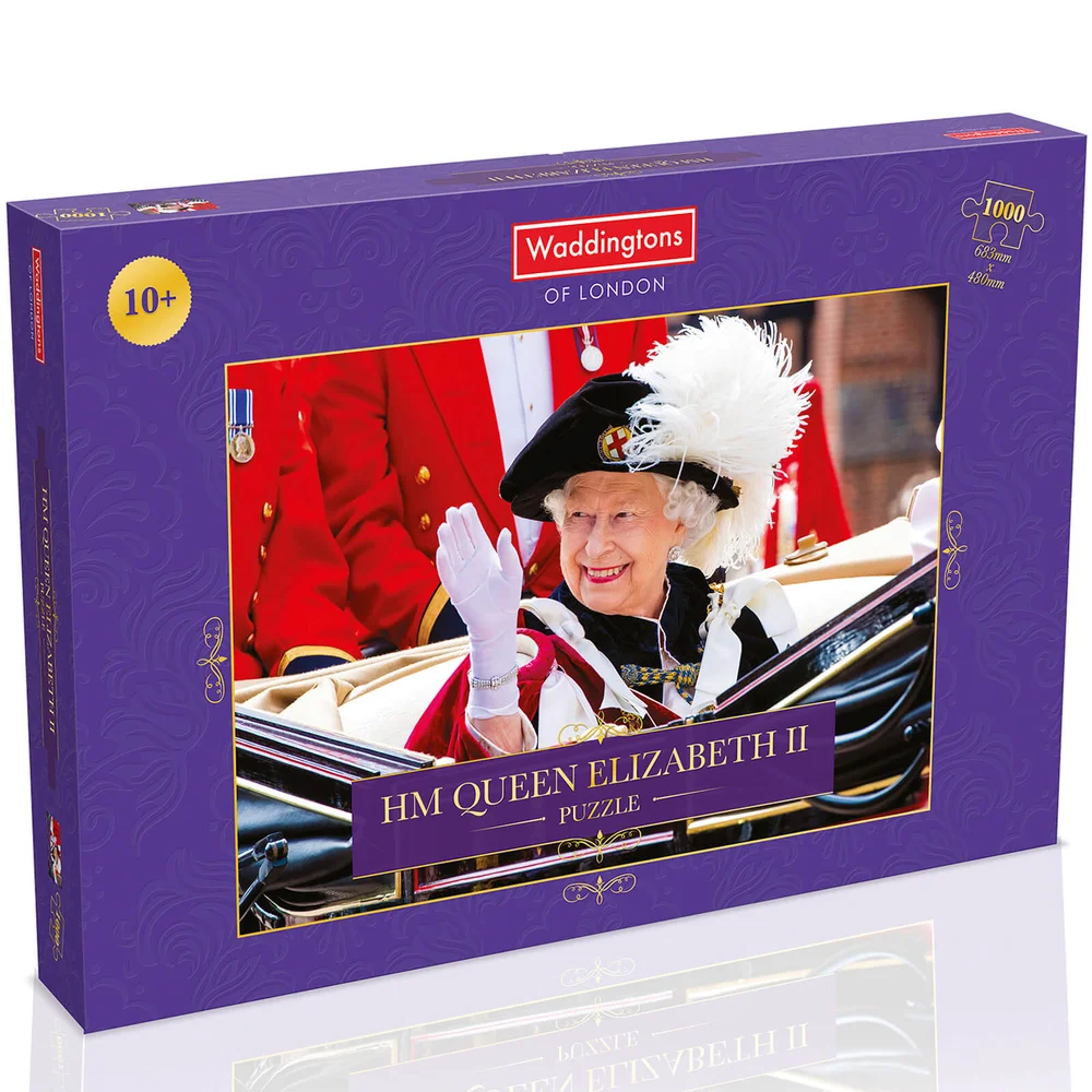 1000 Piece Jigsaw Puzzle - HM Queen Elizabeth II Edition Image 1