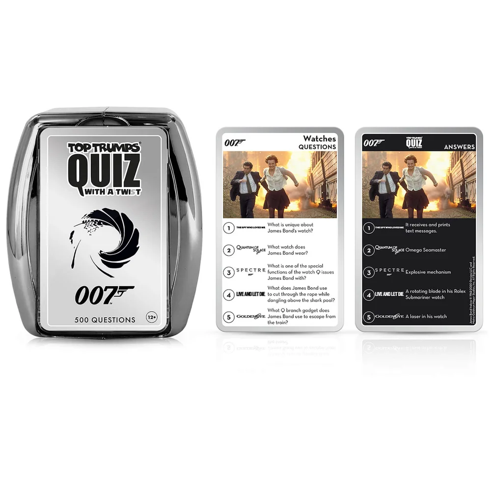 Top Trumps Quiz Game - James Bond 007 Edition Image 1