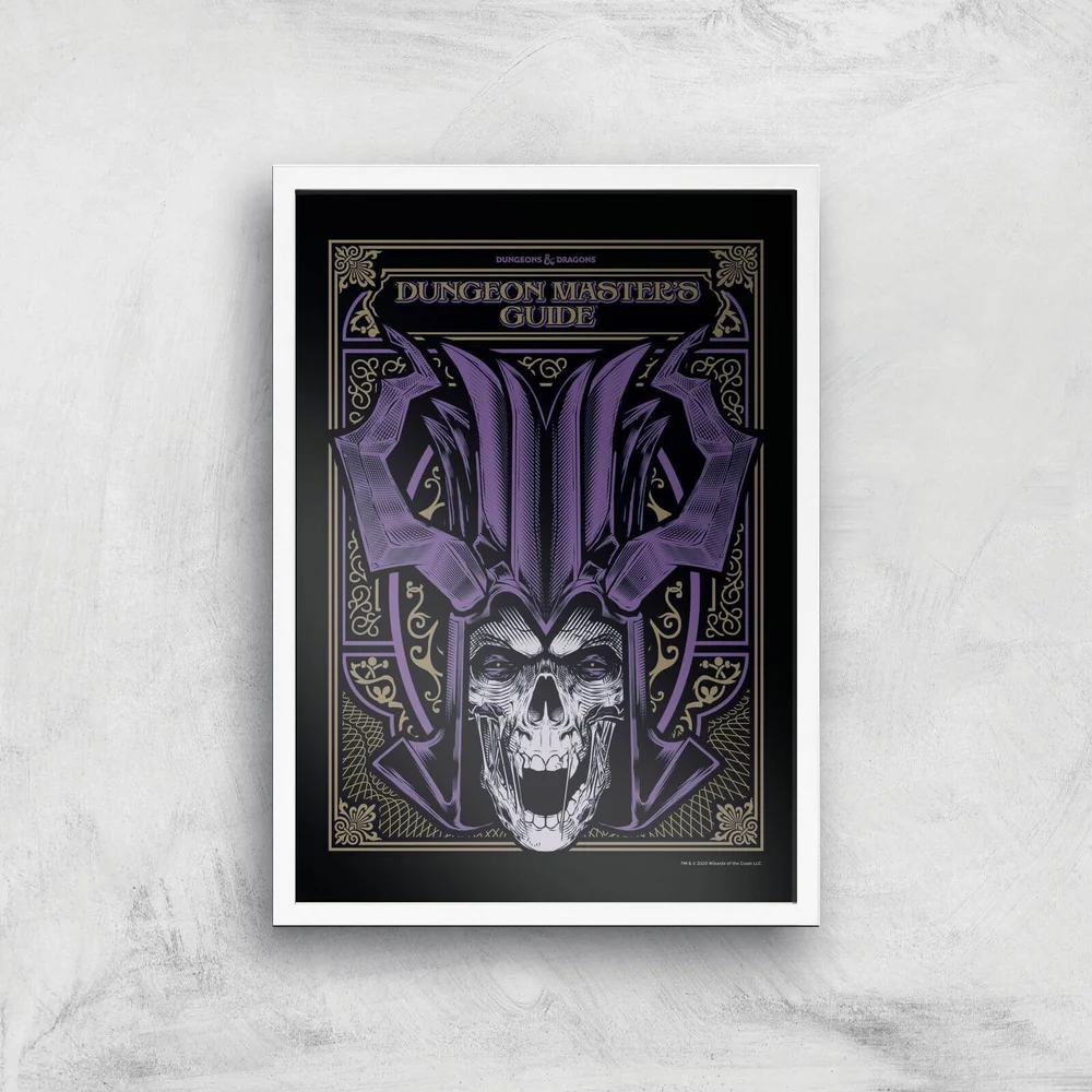 Dungeons & Dragons Dungeon Master Giclee Art Print - A2 - White Frame Image 1