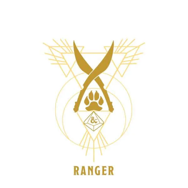 Dungeons & Dragons Ranger Men's T-Shirt - White