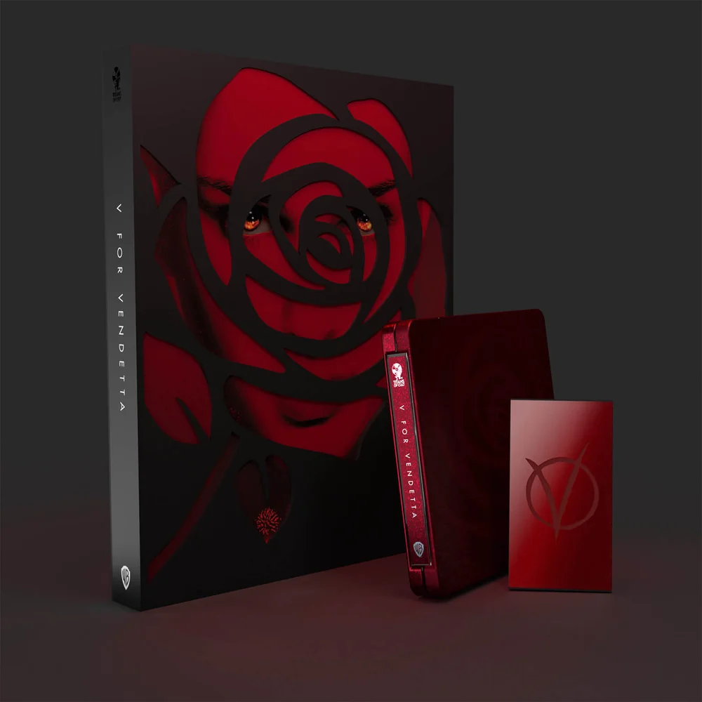 V for Vendetta - Limited Edition Titans of Cult 4K Ultra HD Steelbook (Includes 2D Blu-ray) Image 1