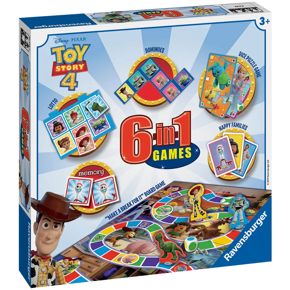 Ravensburger Toy Story 4 - 6 in 1 Games Box Image 1