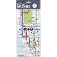 Kikkerland New York Map Magnets - undefined undefined