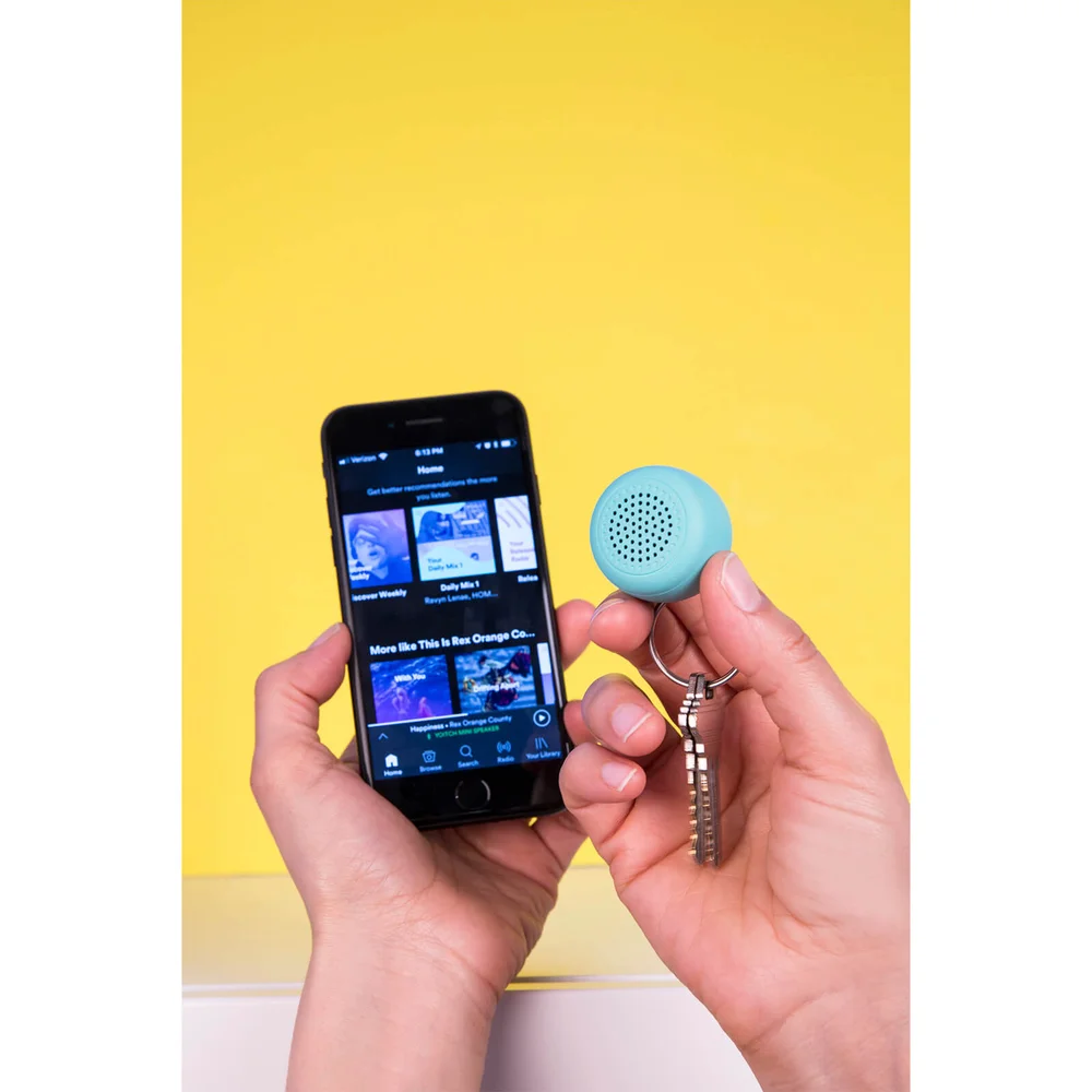 Kikkerland Blue Micro Speaker Image 1