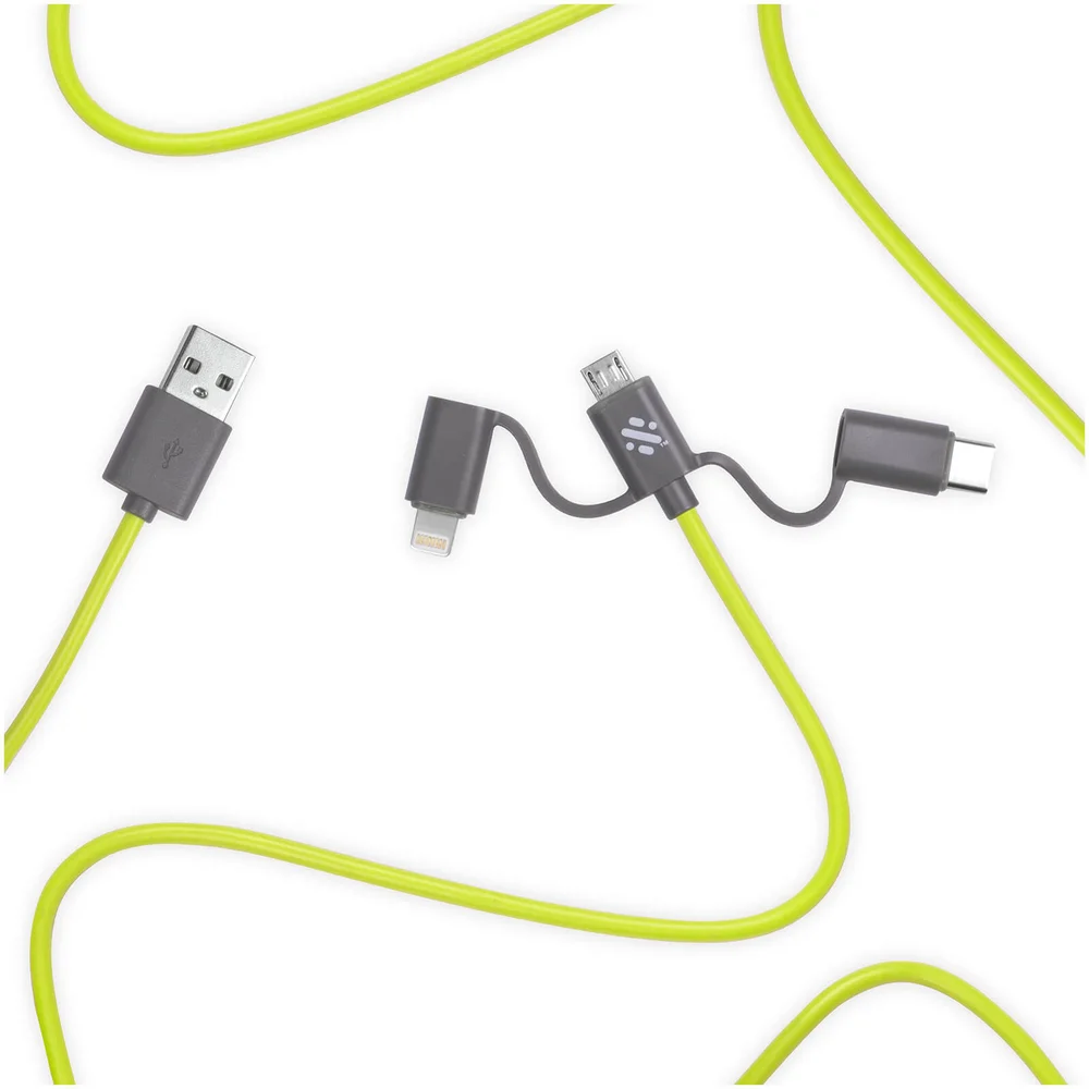 Thumbs Up! Link 3-in-1 Cable 1m - Green Image 1
