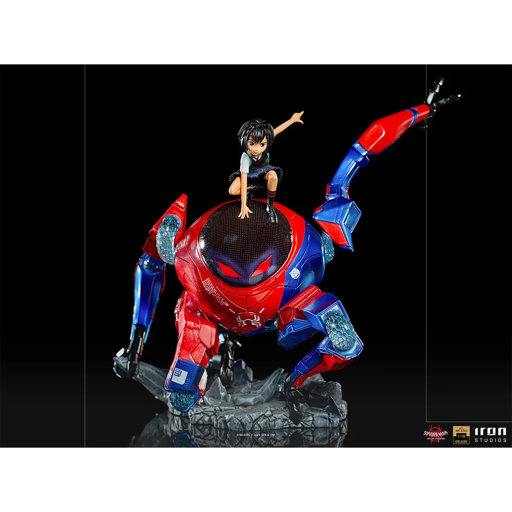 Iron Studios Peni Parker & Spider Drone Deluxe 1:10 BDS ArtScale Statue Image 1