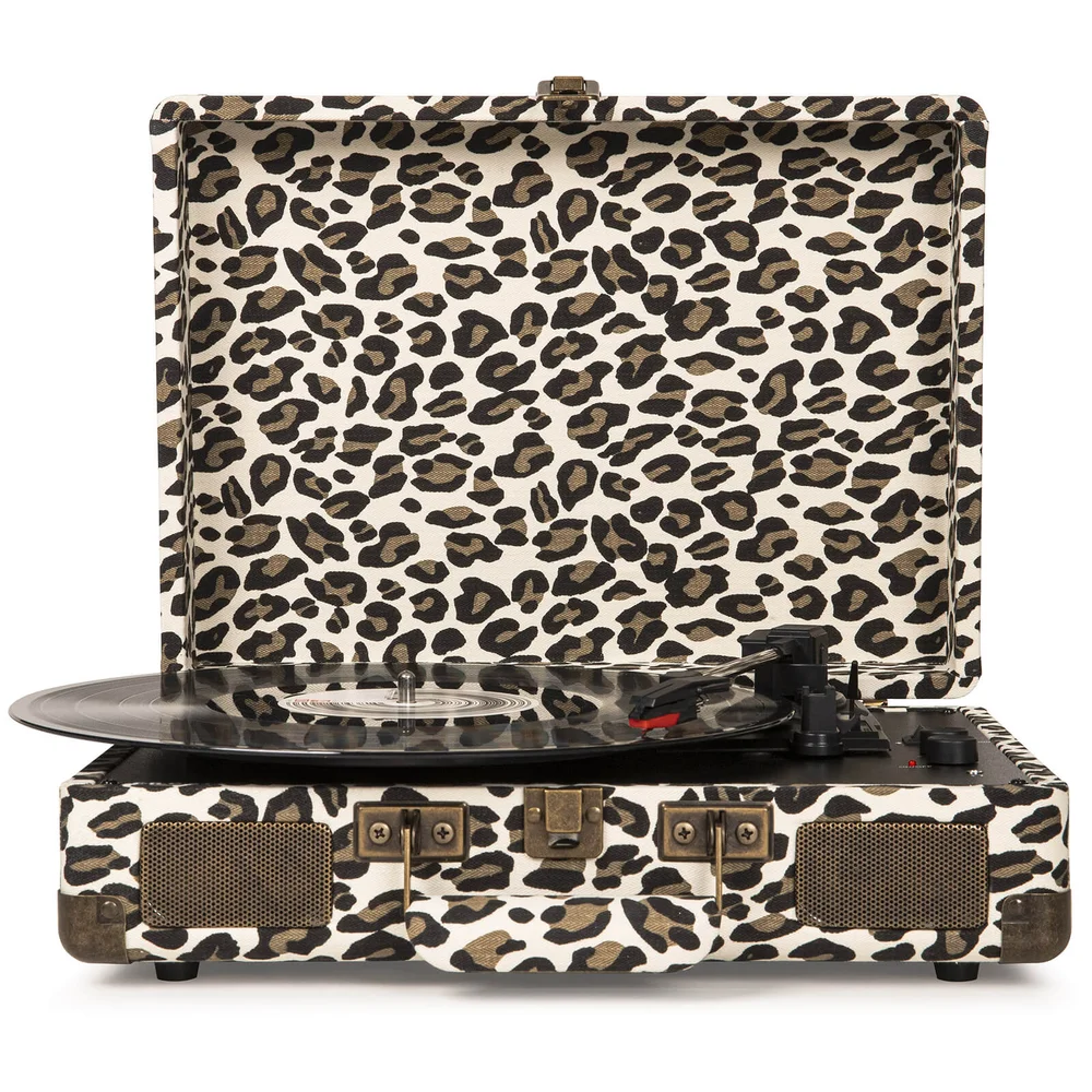 Cruiser Deluxe Portable Turntable (Leopard) Image 1