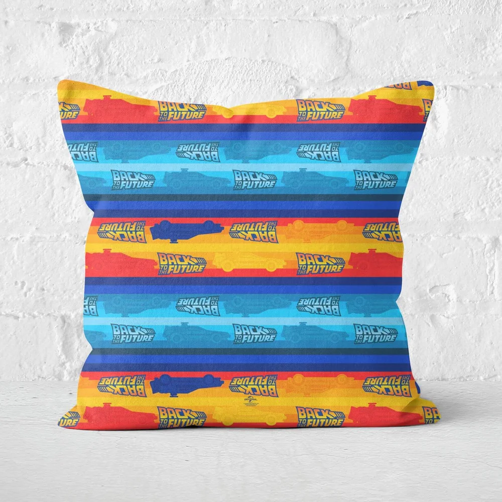 Back to the Future Square Cushion - 40x40cm - Soft Touch Image 1