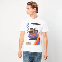 Back to the future Powered Car Unisex T-Shirt - White - undefined undefined