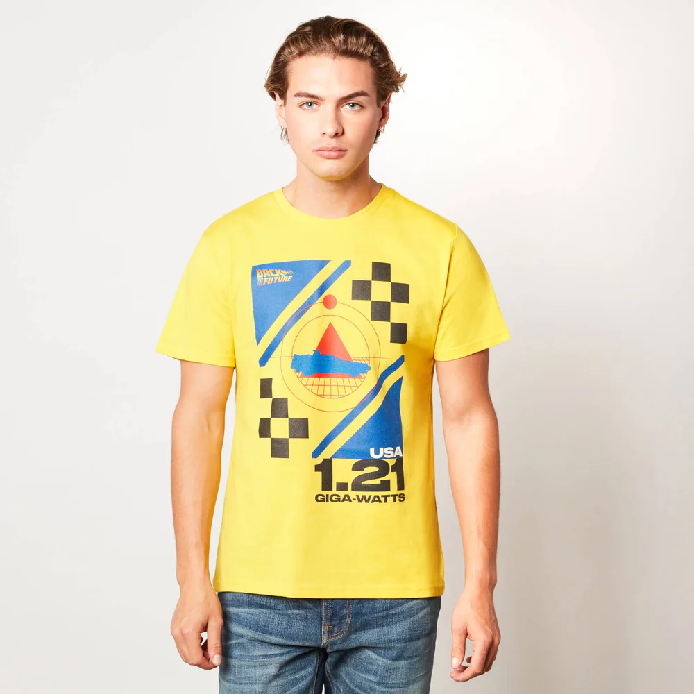 Back to the future 1.21 Giga-watts Unisex T-Shirt - Yellow - S Image 1