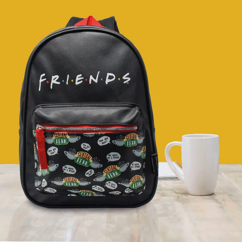 Friends Pu Leather Backpack Image 1