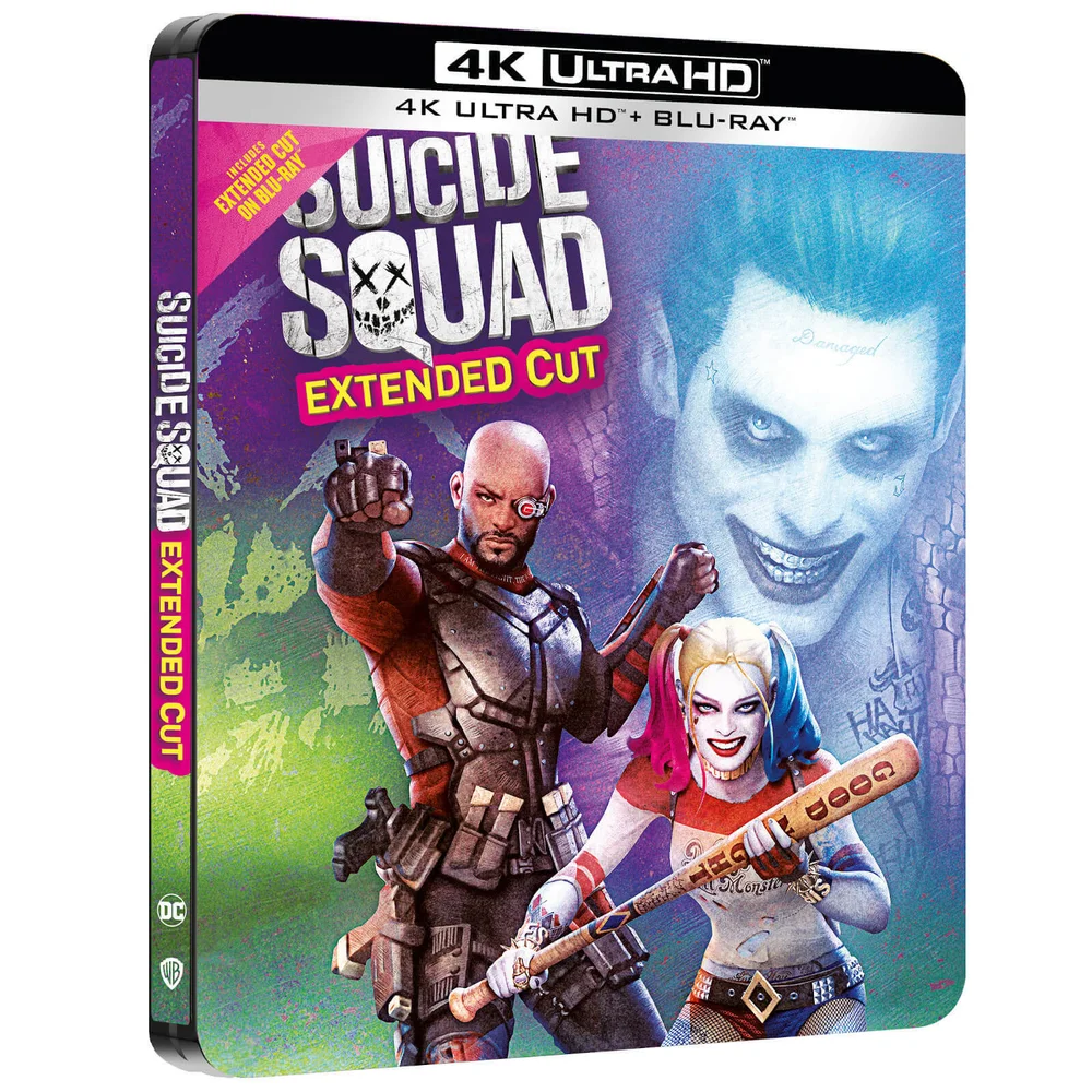 Suicide Squad - Zavvi Exclusive 4K Ultra HD Steelbook (Includes 2D Blu-ray) Image 1